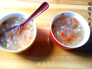 煲靓汤---银耳桂圆薏仁甜汤的做法步骤：6