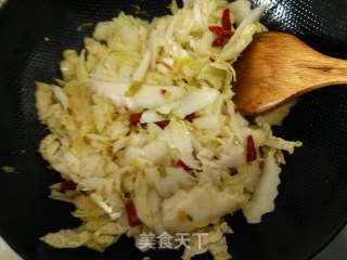 酸辣白菜的做法步骤：6