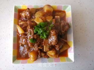 土豆烧排骨的做法步骤：9