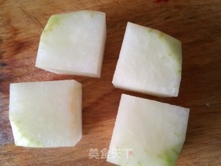 浇汁儿冬瓜花的做法步骤：2