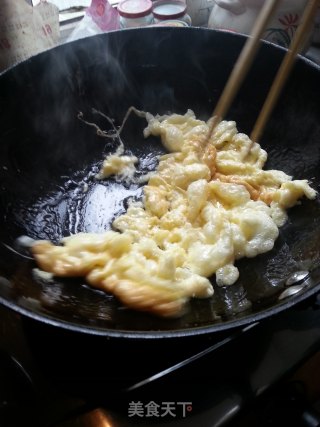 青椒版西红柿鸡蛋打卤面，微微的辣中带点儿小酸甜儿的做法步骤：8