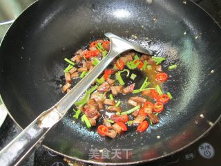 肉丁西兰花的做法步骤：7