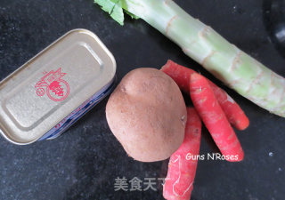 缤纷四季——清烧午餐肉的做法步骤：1