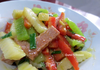 缤纷四季——清烧午餐肉的做法步骤：9