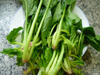 菠菜炒夜开花的做法步骤：5