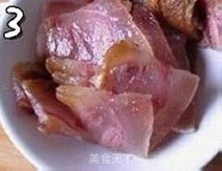 肉娃的菜菜------蒜苗炒腊肉的做法步骤：3