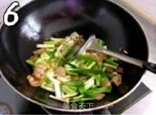 肉娃的菜菜------蒜苗炒腊肉的做法步骤：6