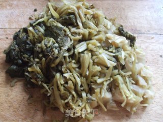 雪菜鱼片的做法步骤：1