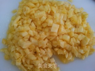 菠萝派的做法步骤：2