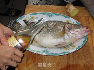 清蒸桂鱼的做法步骤：2