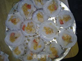 粉丝蒸扇贝的做法步骤：7