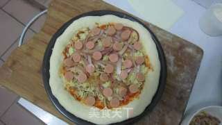 菠萝火腿Pizza的做法步骤：13