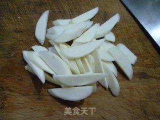 蒜薹茭白炒虾蛄的做法步骤：9