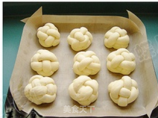 牛奶绣球面包的做法步骤：18