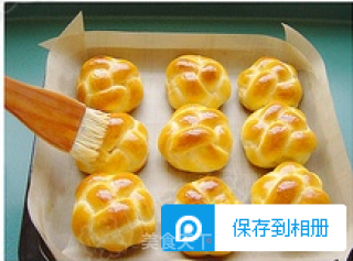 牛奶绣球面包的做法步骤：22