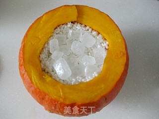 南瓜糯米饭的做法步骤：4