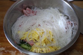 【凉拌三丝】——家常简单夏日凉菜的做法步骤：9