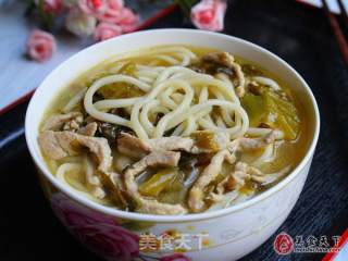 酸菜肉丝面的做法步骤：8