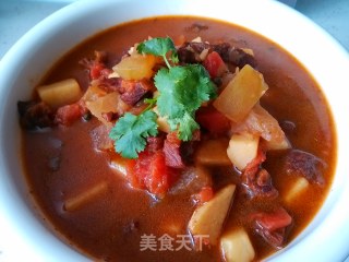 土豆炖牛腩的做法步骤：11
