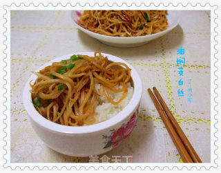 油焖茭白丝的做法步骤：8