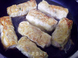豆腐皮肉卷的做法步骤：10