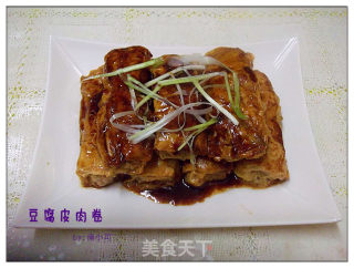 豆腐皮肉卷的做法步骤：12