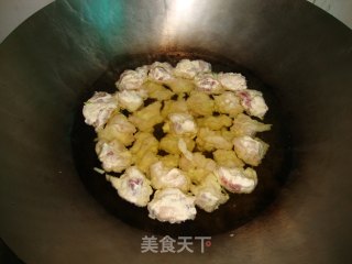 酸酸甜甜的滋味---菠萝咕噜肉的做法步骤：8