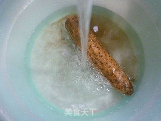 韭菜花炒山药的做法步骤：4