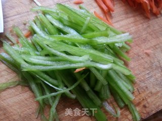 凉拌三丝！夏天的爽口凉菜的做法步骤：5