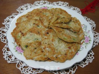 香煎面条鱼饼的做法步骤：5