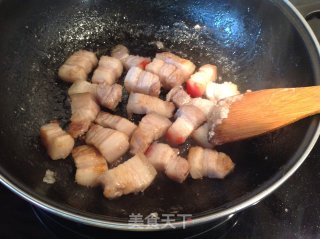 [红烧五花肉干豆角]的做法步骤：5