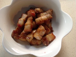 [红烧五花肉干豆角]的做法步骤：6