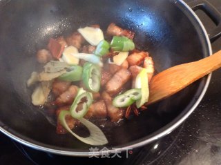 [红烧五花肉干豆角]的做法步骤：7