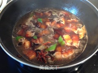 [红烧五花肉干豆角]的做法步骤：8