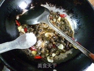 炒蛳螺的做法步骤：9
