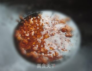 猪肉酿青椒的做法步骤：5