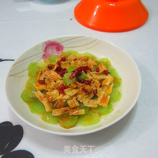 腐竹莴笋片的做法步骤：8