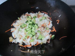 火腿炒饭的做法步骤：7