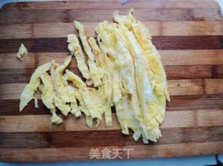 蛋丝拌菠菜的做法步骤：5