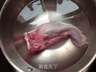三鲜猪舌头的做法步骤：2