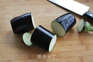 零难度“凹”出惊艳造型，图解【菊花茄子】的做法的做法步骤：2