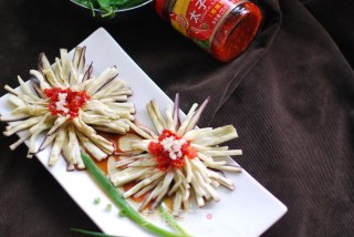 零难度“凹”出惊艳造型，图解【菊花茄子】的做法的做法步骤：10