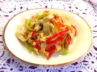 [尖椒干豆腐丝]------最家常的小炒的做法步骤：6