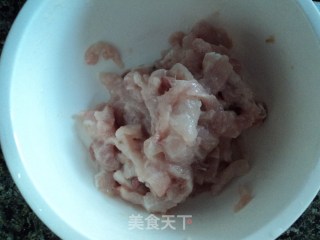 蒜苔炒肉丝的做法步骤：2