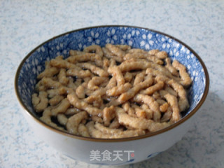 素肉丝油菜的做法步骤：3