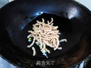 素肉丝油菜的做法步骤：6