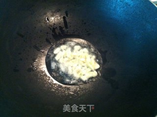 宝塔菜花炒腊肠的做法步骤：4