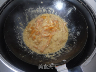 咸蛋南瓜的做法步骤：8
