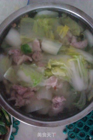 黄秧白滑肉汤的做法步骤：5