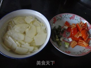 【麻香土豆片】的做法步骤：2